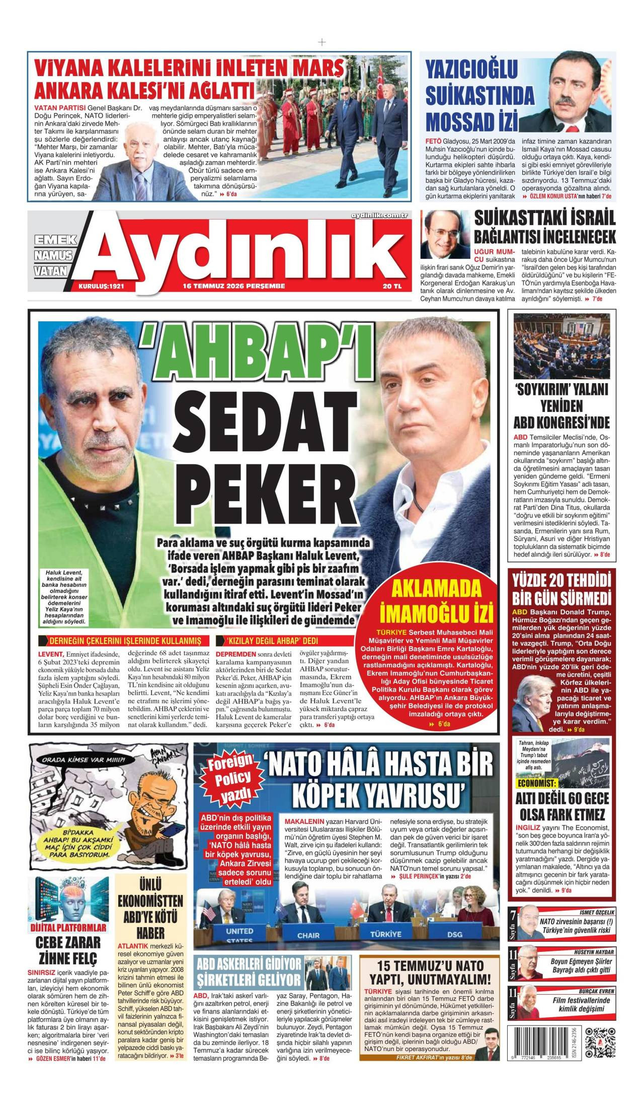 Aydınlık Gazetesi