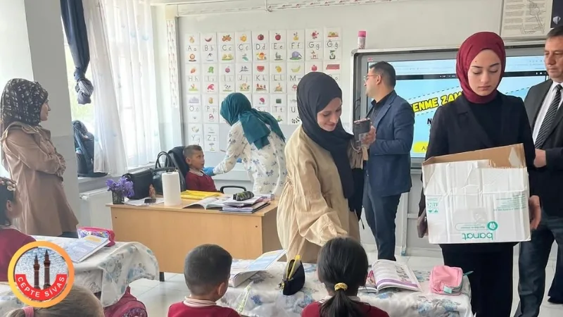 Sivas’ın Yıldızeli ilçesinde, İlçe Sağlık Müdürlüğü koordinesinde Yavu Ortaokulu öğrencilerine