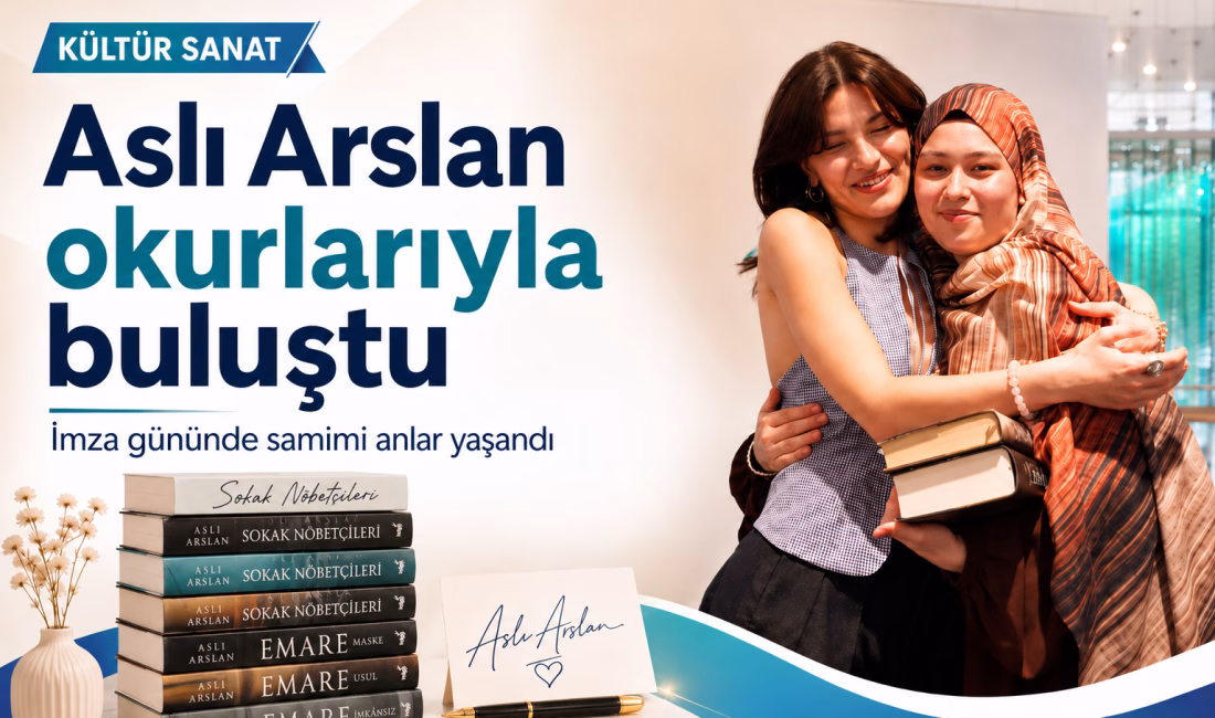 Genç edebiyatın sevilen isimlerinden Aslı Arslan, Sivas İVA Park AVM’de